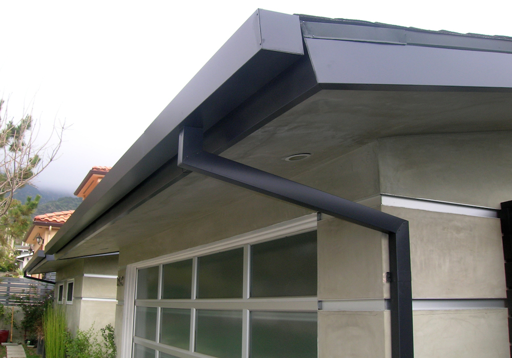 Box Gutters and Downpipe