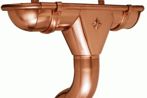 Copper Gutters and Downpipe