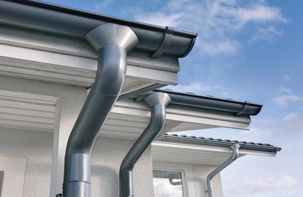 Lindab Gutters and Downpipe